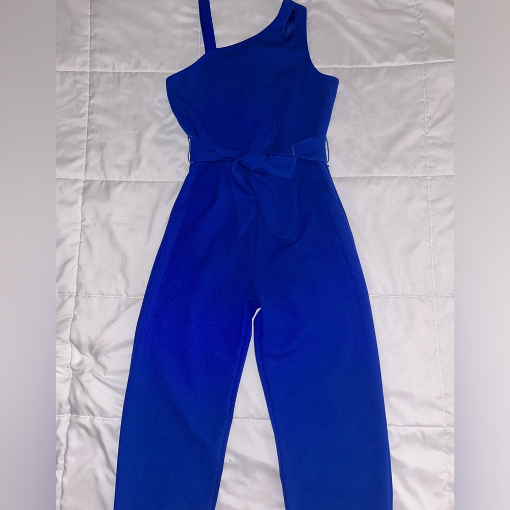 Royal blue jumpsuit